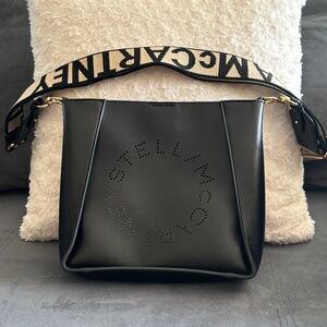 Stella McCartney mini crossbody bag alter mat black